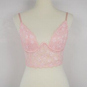 nwt VS very sexy lace bustier corset crop top